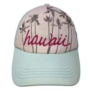 Hawaii Snapback Trucker Hat Multi One Size Adjustable Mesh Back Honolua Wahine